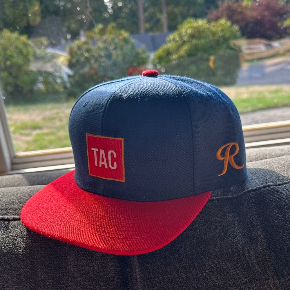 Tacoma Rainiers Blue and Red SnapBack Cap
